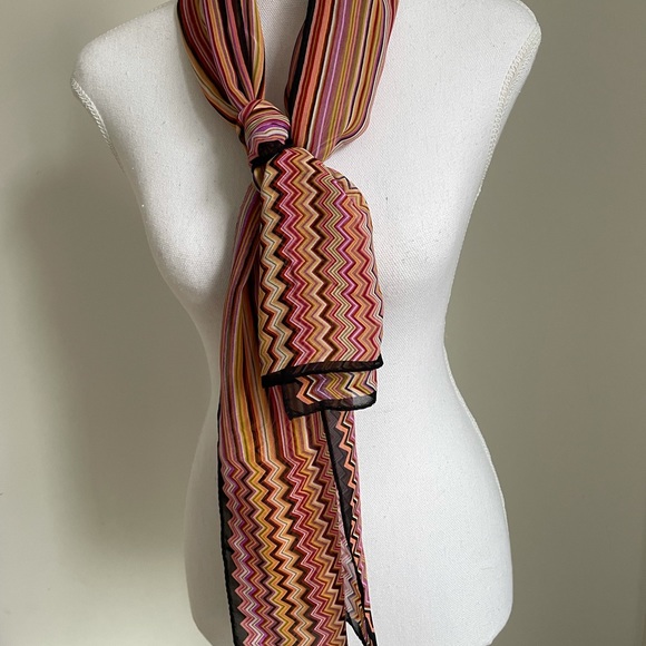 Missoni 100% Silk Scarf - Picture 4 of 7
